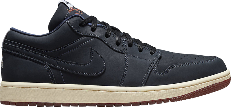 נעלי סניקרס Eastside Golf x Air Jordan 1 Low 'Out the Mud' של המותג נייקי בצבע כְּחוֹל עשויות עור (נובוק)