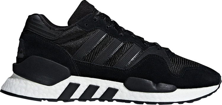 נעלי סניקרס ZX 930 EQT 'Core Black' של המותג אדידס בצבע שָׁחוֹר עשויות