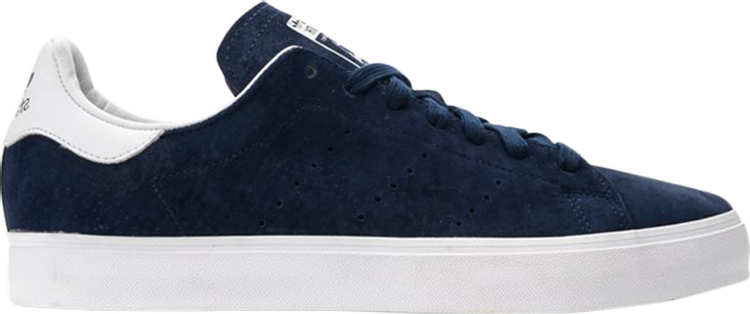 נעלי סניקרס Stan Smith Vulc של המותג אדידס בצבע כְּחוֹל עשויות עור (זמש)