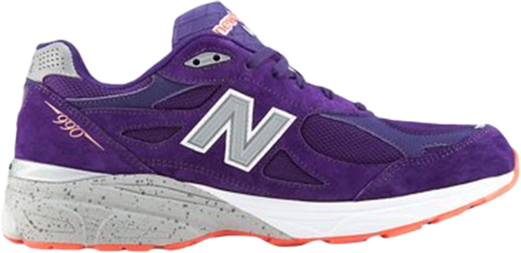 נעלי סניקרס 990v3 Made In USA 'Boston Marathon' של המותג ניו באלאנס בצבע סָגוֹל עשויות