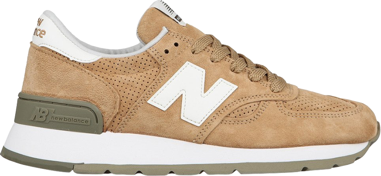 נעלי סניקרס 990v1 Made In USA 'Hemp' של המותג ניו באלאנס בצבע שָׁזוּף עשויות