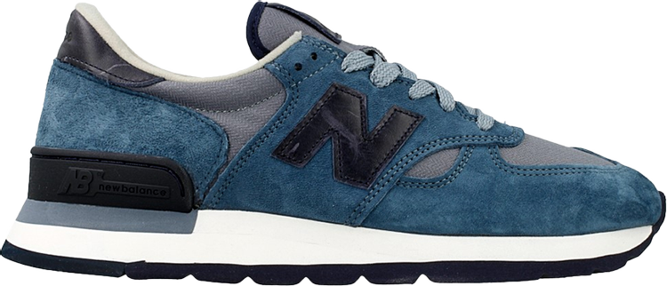 נעלי סניקרס 990v1 Made In USA 'Blue Steel' של המותג ניו באלאנס בצבע כְּחוֹל עשויות