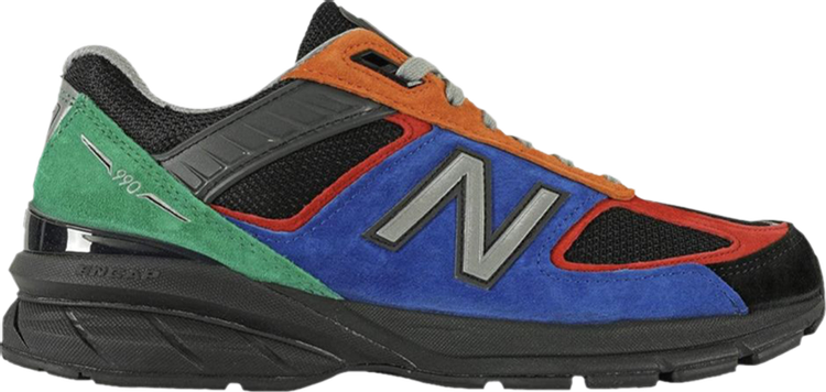 נעלי סניקרס 990v5 Made In USA 'Four 4 Four' של המותג ניו באלאנס בצבע צבעוני עשויות