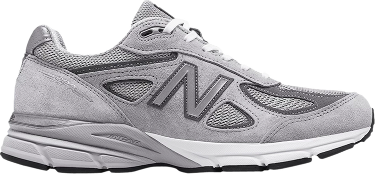 נעלי סניקרס 990v4 Made in USA 6E Extra Wide 'Castlerock' של המותג ניו באלאנס בצבע אפור עשויות