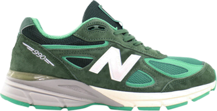 נעלי סניקרס Mita x 990v4 Made in USA 'Bouncing Frog' של המותג ניו באלאנס בצבע ירוק עשויות