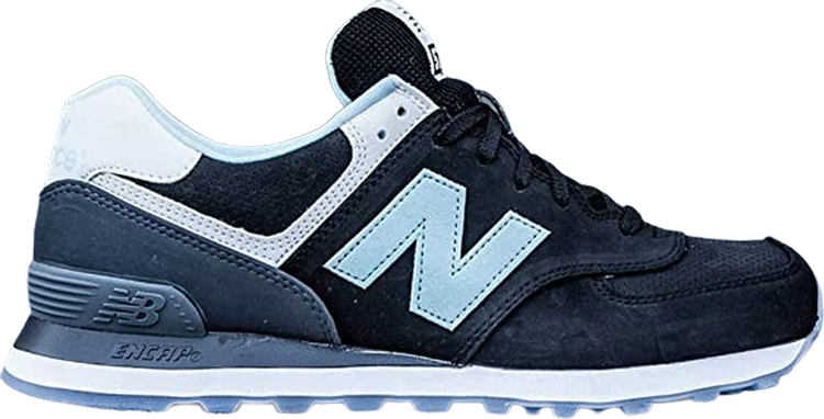 נעלי סניקרס 574 'State Fair - Black Blue' של המותג ניו באלאנס בצבע שָׁחוֹר עשויות סינתטי