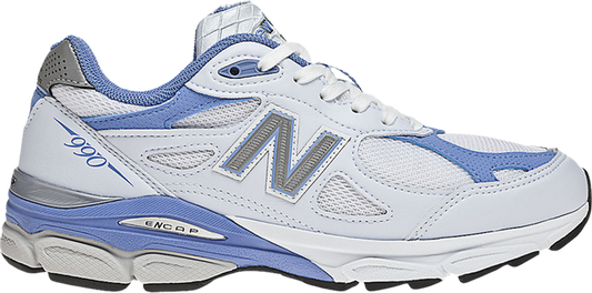 נעלי סניקרס Wmns 990v3 Made In USA Wide 'White Blue' של המותג ניו באלאנס בצבע כְּחוֹל עשויות 