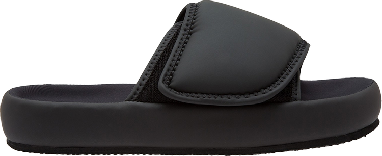 נעלי סניקרס Yeezy Season 7 Nylon Slipper 'Graphite' של המותג אדידס בצבע שָׁחוֹר עשויות ניילון