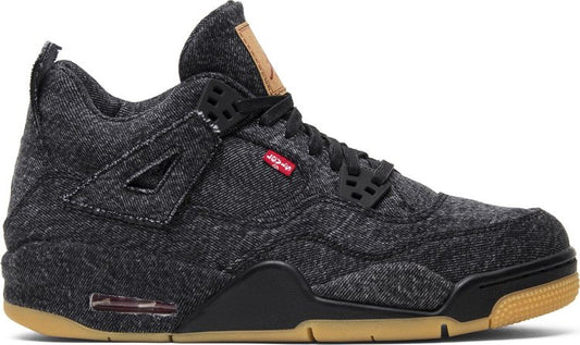 Levi's x Air Jordan 4 Retro GS Black Denim