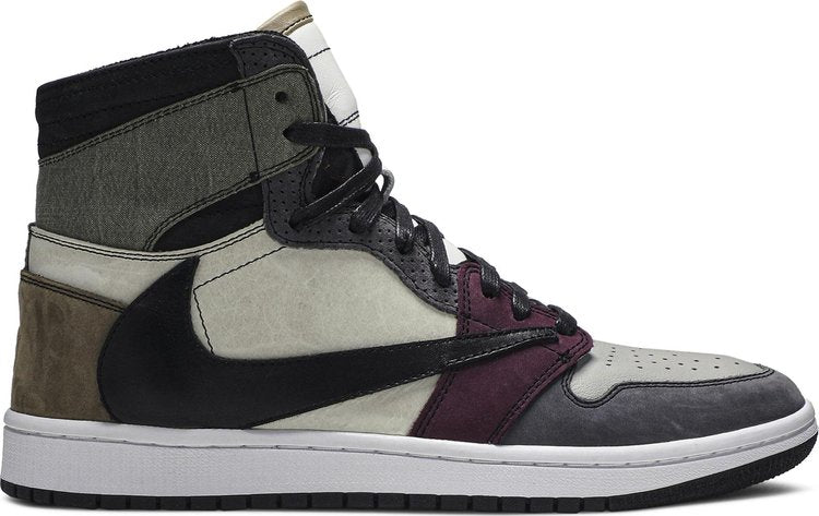 The Shoe Surgeon x Air Jordan 1 High 'Travis Scott Earth Tone Scrap Leather'