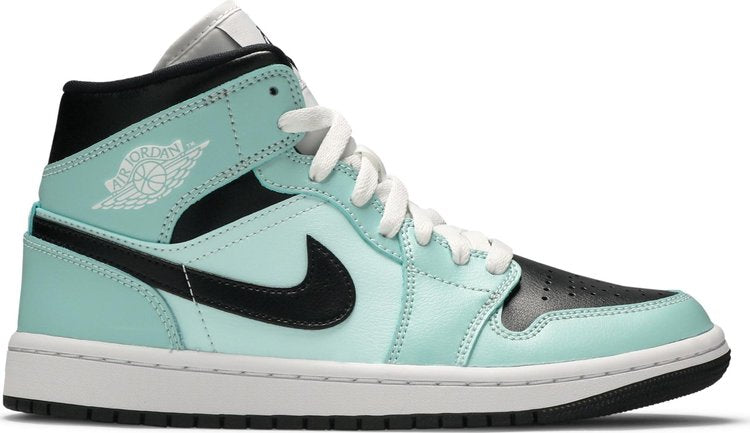 Wmns Air Jordan 1 Mid Aqua Black