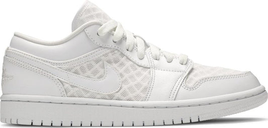 Wmns Air Jordan 1 Low Breathe 'Triple White'