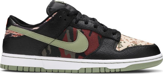 DUNK LOW SE 'Black Multi-Camo'