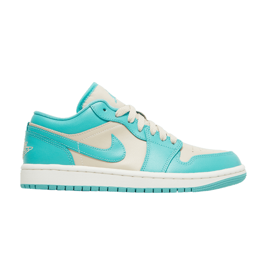 Wmns Air Jordan 1 Low Tropical Teal Sandy Beige