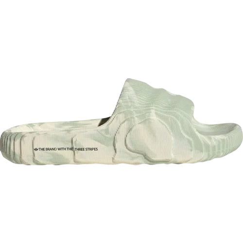 נעלי סניקרס אדילט 22 בצבע קרם מדגם Adilette 22 Slide 'Cream White Linen Green' מבית היוצר של חברת הענק אדידס