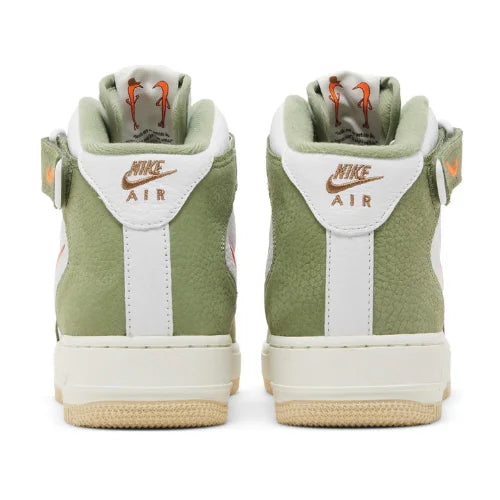 Air Force 1 Mid QS Olive Green Total Orange