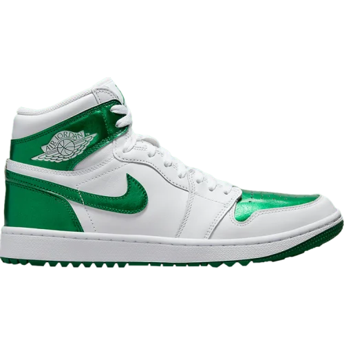 נעלי סניקרס נייק אייר ג'ורדן 1 בצבע לבן מדגם Air Jordan 1 High Golf 'Pine Green' מבית היוצר של חברת הענק נייקי