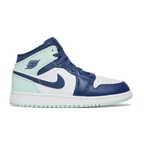 Air Jordan 1 Mid GS Blue Mint