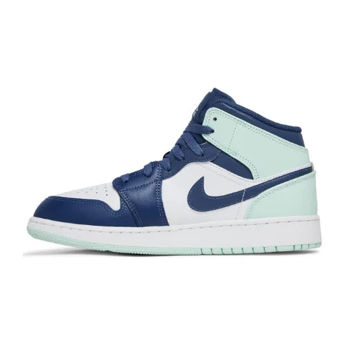 Air Jordan 1 Mid GS Blue Mint