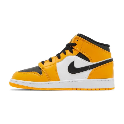 Air Jordan 1 Mid GS Reverse Yellow Toe