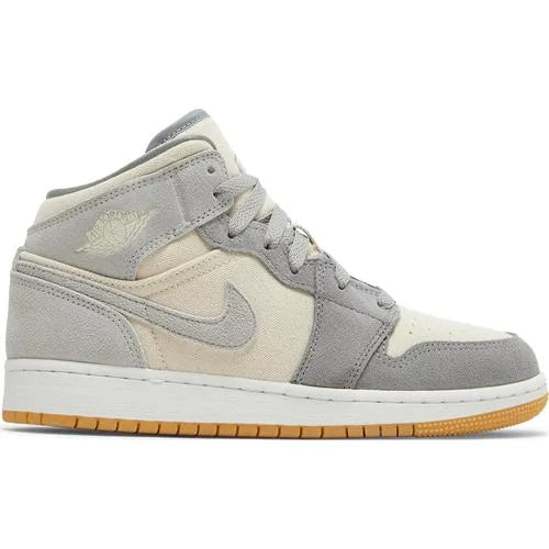 Air Jordan 1 Mid SE GS ’Coconut Milk Particle Grey’