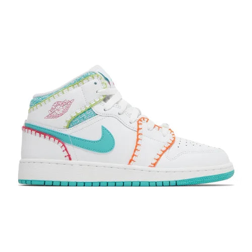 Air Jordan 1 Mid SE GS Multi Knit