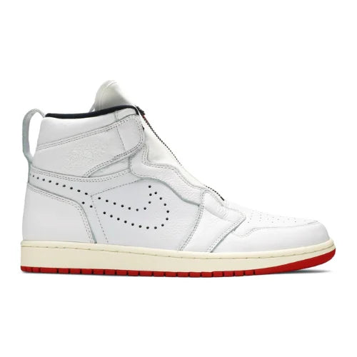 Air Jordan 1 Retro High Zip White University Red