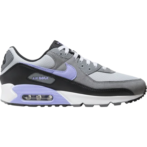 נעלי סניקרס נייק אייר מקס 90 בצבע אפור מדגם Air Max 90 'Light Thistle' מבית היוצר של חברת הענק נייקי