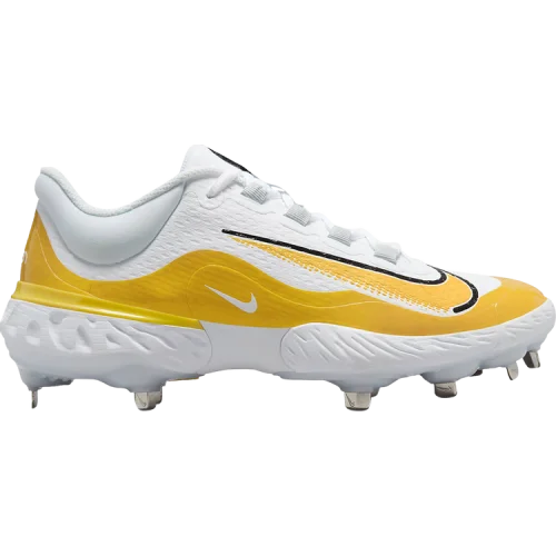 נעלי סניקרס Alpha Huarache Elite 4 בצבע צהוב מדגם Alpha Huarache Elite 4 Low TB 'White Amarillo' מבית היוצר של חברת הענק נייקי