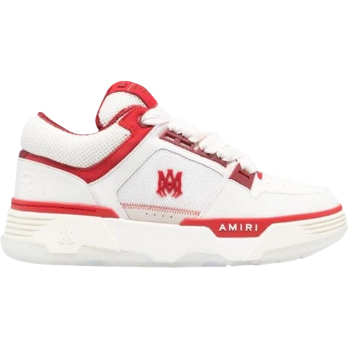 נעלי סניקרס אמירי MA-1 בצבע לבן מדגם Amiri MA-1 'White Red' מבית היוצר של חברת הענק אמירי