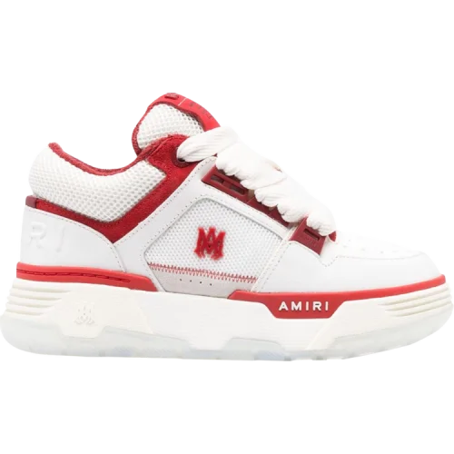 נעלי סניקרס אמירי MA-1 בצבע לבן מדגם Amiri Wmns MA-1 'White Red' מבית היוצר של חברת הענק אמירי