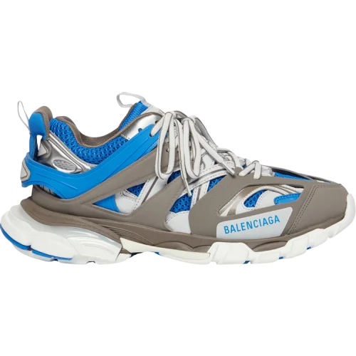 נעלי סניקרס מסלול בלנסיאגה בצבע אפור מדגם Balenciaga Track LED Sneaker 'Light Grey Blue' מבית היוצר של חברת הענק בלנסיאגה