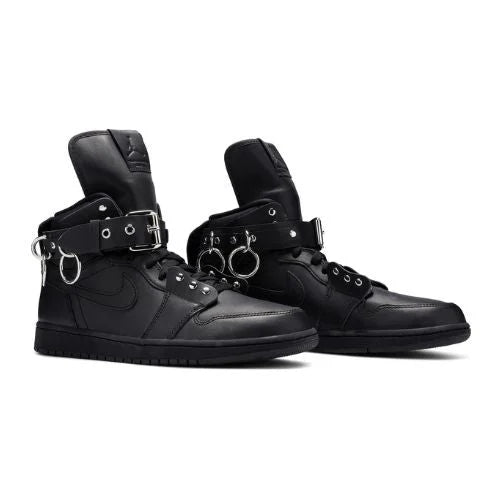 Comme des Gar?ons x Air Jordan 1 Retro Strap High Black