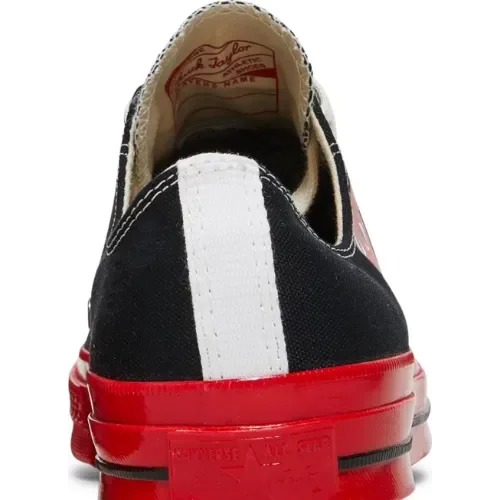 Converse Comme des Garçons Play x Chuck 70 Low ’Black Red’