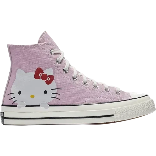Converse Hello Kitty x Chuck 70 Canvas Hi Top ’Prism Pink’