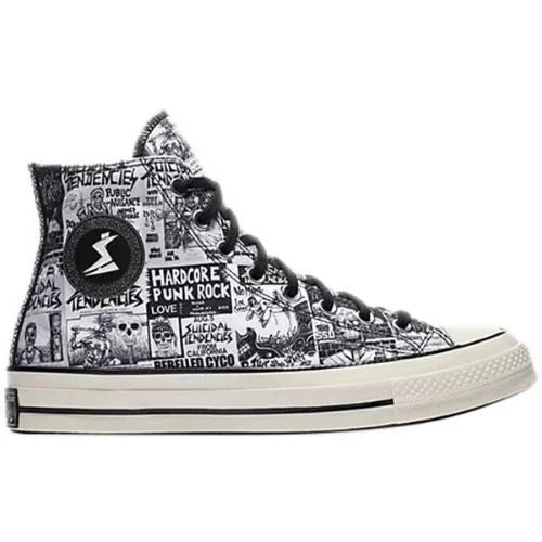 Converse Suicidal Tendencies x Chuck 70 Hi ’White Black’