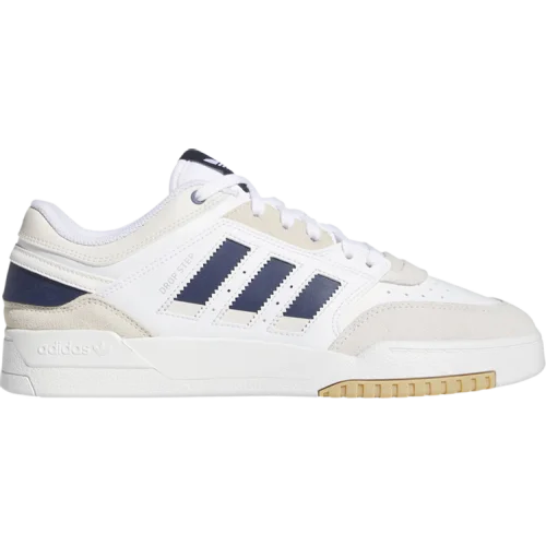 נעלי סניקרס שחרר את שלב בצבע לבן מדגם Drop Step Low 'White Team Navy Blue' מבית היוצר של חברת הענק אדידס