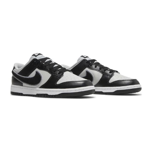 Dunk Low Chenille Swoosh - Black Grey Fog