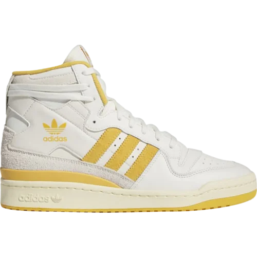 נעלי סניקרס Forum בצבע קרם מדגם Forum 84 High 'Preloved Yellow' מבית היוצר של חברת הענק אדידס