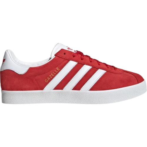 נעלי סניקרס Gazelle בצבע אָדוֹם מדגם Gazelle 85 'Scarlet' מבית היוצר של חברת הענק אדידס