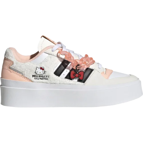 נעלי סניקרס Forum בצבע לבן מדגם Hello Kitty x Wmns Forum Bonega 'Hello Kitty And Friends' מבית היוצר של חברת הענק אדידס