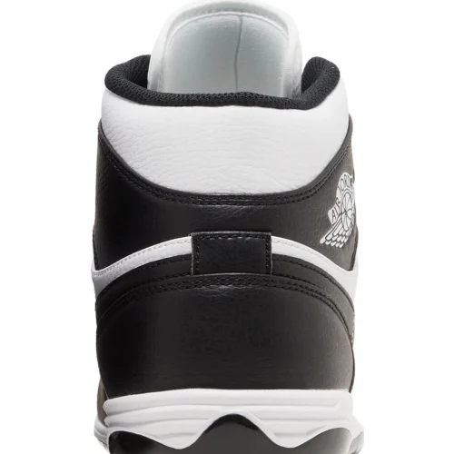 Jordan 1 Mid TD Cleat 'Black White' 2023