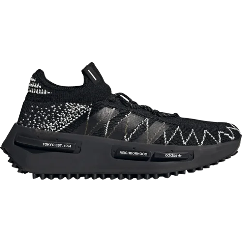 נעלי סניקרס NMD_S1 בצבע שָׁחוֹר מדגם Neighborhood x NMD_S1 'Black' מבית היוצר של חברת הענק אדידס