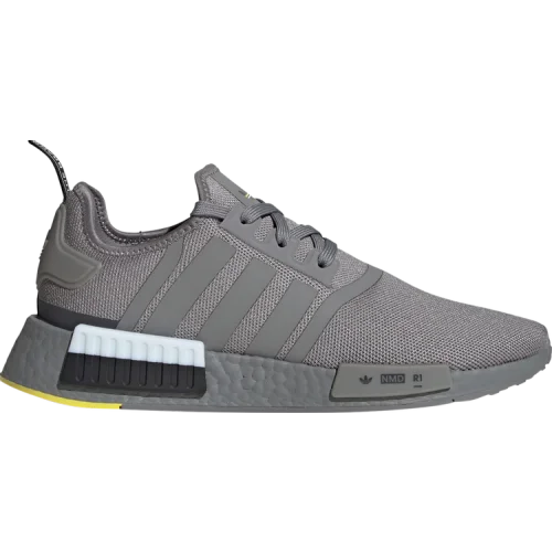 נעלי סניקרס רץ NMD בצבע אפור מדגם NMD_R1 'Grey Black' מבית היוצר של חברת הענק אדידס