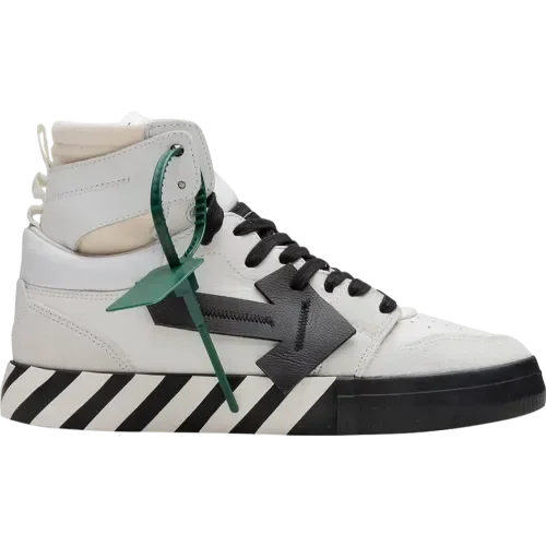 Off-White High Top Vulcanized ’White Black’