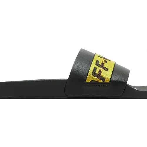 Off-White Industrial Sliders ’Black Yellow’