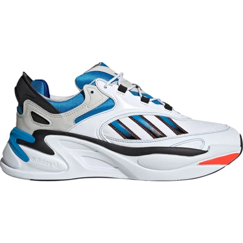 נעלי סניקרס אוזמורף בצבע לבן מדגם Ozmorph 'White Bright Blue' מבית היוצר של חברת הענק אדידס