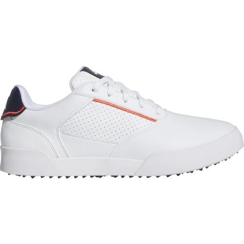 נעלי סניקרס רטרוקרוס בצבע לבן מדגם Retrocross Spikeless Golf 'White Collegiate Navy' מבית היוצר של חברת הענק אדידס