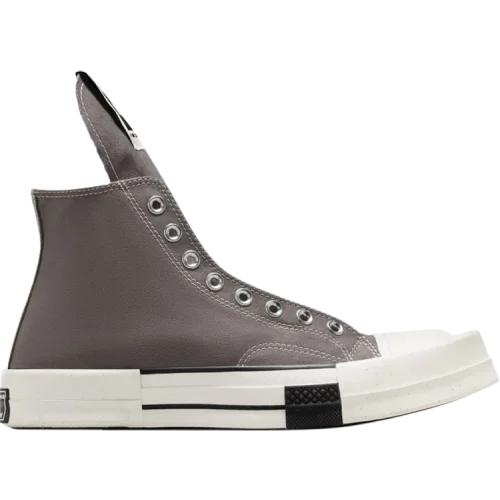 נעלי סניקרס צ'אק 70 בצבע חום מדגם Rick Owens x TURBODRK Chuck 70 Laceless 'Iron' מבית היוצר של חברת הענק קונברס - אולסטאר