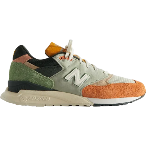 נעלי סניקרס 998 בצבע צבעוני מדגם Ronnie Fieg x Frank Lloyd Wright Foundation x 998 Made in USA 'Broadacre City - Apricot' מבית היוצר של חברת הענק ניו באלאנס